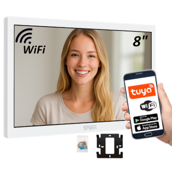 ZESTAW WIDEODOMOFONOWY 5TECH Vermis One PLUS(W)/83243 PODTYNKOWY 8